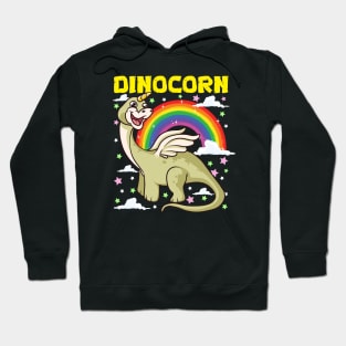 Cute & Funny Dinocorn Dinosaur Unicorn Hoodie